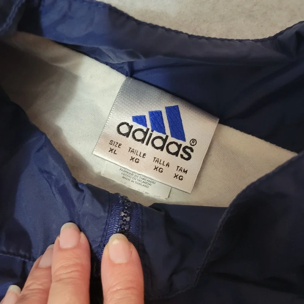 Vintage adidas Performance Full Zip Windbreaker Jacket XL